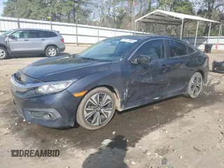 2016 Honda Civic EX-T with VIN 19XFC1F36GE208815, listed as a Copart auction lot 49312985 with 187,239 mi miles and Salvage title. Bid and sale history available at DreamBid. Image 1.