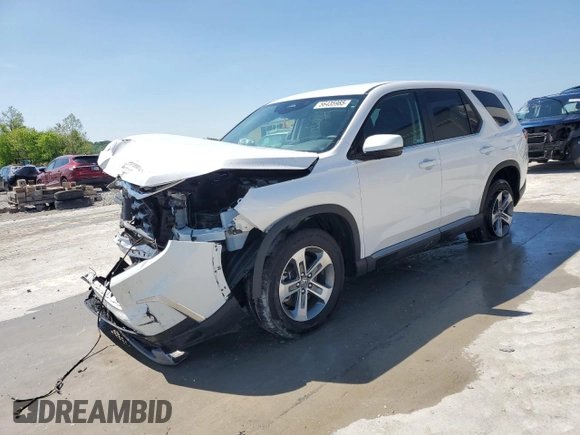 2024 Honda Pilot EX-L with VIN 5FNYG1H43RB018549, listed as a Copart auction lot 56435985 with 16,239 mi miles and Salvage title. Bid and sale history available at DreamBid. Image 1.