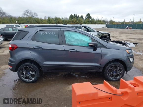 2018 Ford EcoSport SES with VIN MAJ6P1CLXJC161916, listed as a IAAI auction lot 41914892 with 39,776 mi miles and . Bid and sale history available at DreamBid. Image 14.