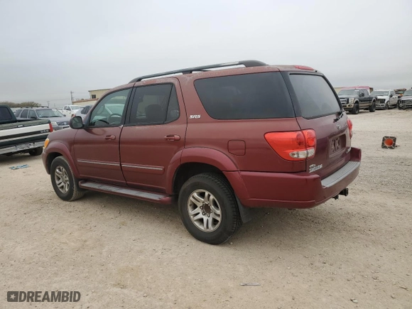 2006 Toyota Sequoia SR5 with VIN 5TDBT44A96S273907, listed as a Copart auction lot 87311814 with 182,435 mi miles and Salvage Title. Bid and sale history available at carsss.com. Image 2.