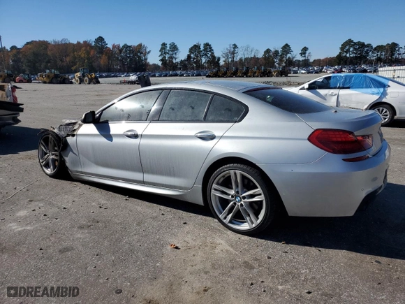 2016 BMW 6 Series 640i with VIN WBA6D0C59GD927794, listed as a Copart auction lot 81886384 with 0 mi miles and Salvage Title. Bid and sale history available at carsss.com. Image 2.
