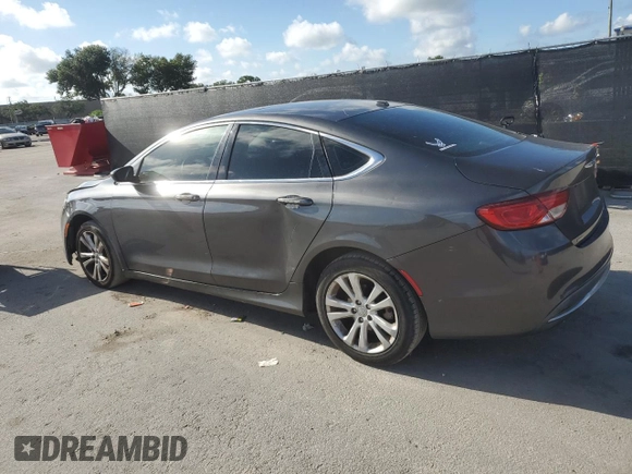 2015 Chrysler 200 Limited z VIN 1C3CCCAB4FN718771, wystawiony jako Copart lot #60674935 z przebiegiem 201 276 mil mil oraz Czysty tytuł • Clean title. Historia ofert i sprzedaży dostępna na DreamBid. Obrazek 2.