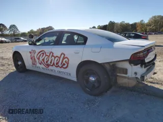 2019 Dodge Charger Police with VIN 2C3CDXAG8KH589209, listed as a Copart auction lot 80662924 with 44,280 mi miles and Salvage Title. Bid and sale history available at DreamBid. Image 2.