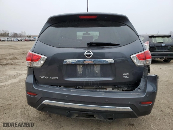 2014 Nissan Pathfinder S with VIN 5N1AR2MM0EC726123, listed as a Copart auction lot 52197765 with 175,761 mi miles and Clean Title. Bid and sale history available at carsss.com. Image 6.