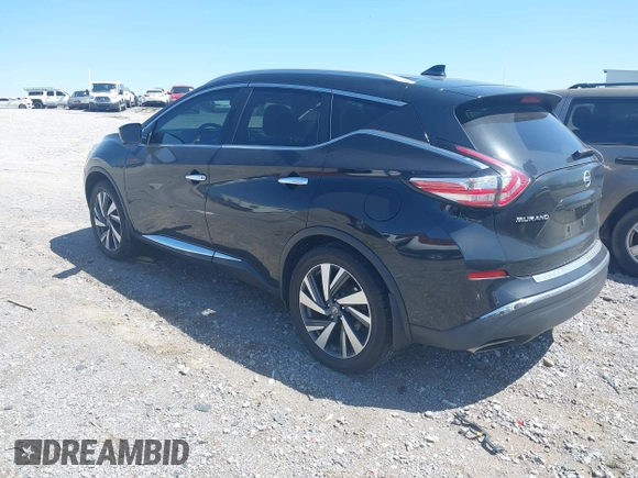 2017 Nissan Murano SL with VIN 5N1AZ2MH3HN111903, listed as a IAAI auction lot 41984282 with 100,514 mi miles and . Bid and sale history available at carsss.com. Image 3.
