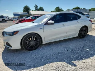 2019 Acura TLX w/A-Spec Pkg with VIN 19UUB1F68KA002056, listed as a Copart auction lot 60172755 with 108,830 mi miles and Salvage title. Bid and sale history available at DreamBid. Image 1.