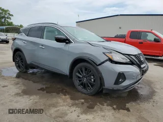 2023 Nissan Murano SV z VIN 5N1AZ2BS0PC109888, wystawiony jako Copart lot #55634775 z przebiegiem 16 510 mil mil oraz Szkoda całkowita • Salvage title. Historia ofert i sprzedaży dostępna na DreamBid. Obrazek 4.