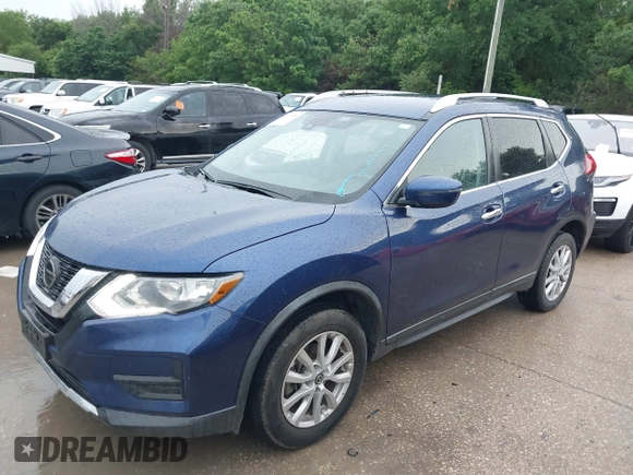 2020 Nissan Rogue S with VIN KNMAT2MV7LP524044, listed as a IAAI auction lot 42119954 with 35,499 mi miles. Bid and sale history available at carsss.com. Image 20.
