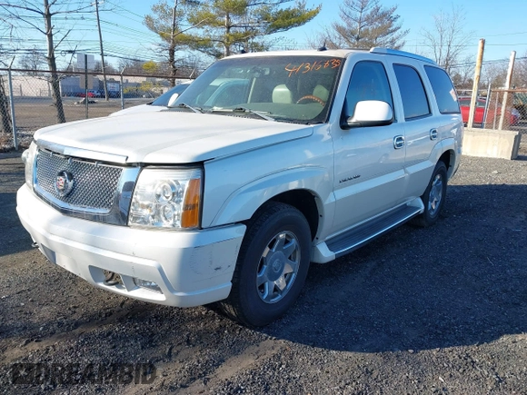 2004 Cadillac Escalade with VIN 1GYEC63T64R270674, listed as a IAAI auction lot 41316835 with 228,808 mi miles and . Bid and sale history available at DreamBid. Image 2.