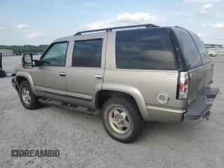 2000 Chevrolet Tahoe Z71 with VIN 1GNEK13R7YR189177, listed as a Copart auction lot 56830725 with 308,270 mi miles and Salvage title. Bid and sale history available at DreamBid. Image 2.