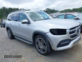 2020 Mercedes-Benz GLS 450 z VIN 4JGFF5KE5LA227290, wystawiony jako IAAI lot #42148253 z przebiegiem 73 651 mil mil oraz . Historia ofert i sprzedaży dostępna na DreamBid. Obrazek 1.