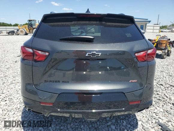 2020 Chevrolet Blazer RS with VIN 3GNKBKRS4LS642860, listed as a Copart auction lot 55341445 with 72,441 mi miles and Non repairable. Bid and sale history available at DreamBid. Image 6.