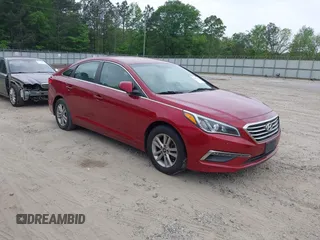 2015 Hyundai Sonata 2.4L SE with VIN 5NPE24AF7FH123641, listed as a IAAI auction lot 42151294 with 98,790 mi miles. Bid and sale history available at carsss.com. Image 1.