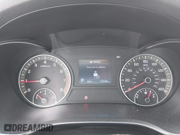 2020 Kia Optima EX Premium with VIN 5XXGU4L16LG395819, listed as a IAAI auction lot 41713909 with 72,096 mi miles. Bid and sale history available at carsss.com. Image 7.