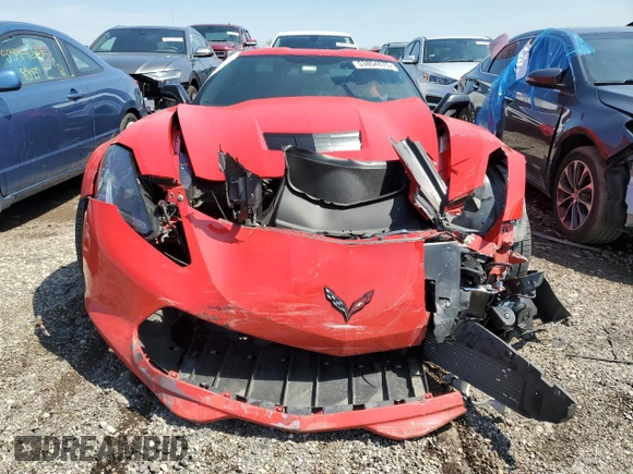 2019 Chevrolet Corvette Grand Sport 1LT z VIN 1G1YV2D70K5103683, wystawiony jako Copart lot #53854875 z przebiegiem 38 229 mil mil oraz Szkoda całkowita • Salvage title. Historia ofert i sprzedaży dostępna na DreamBid. Obrazek 5.