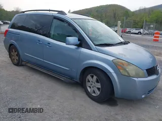 2004 Nissan Quest SE z VIN 5N1BV28U04N326799, wystawiony jako IAAI lot #42103475 z przebiegiem Nie podano mil oraz . Historia ofert i sprzedaży dostępna na DreamBid. Obrazek 1.
