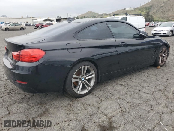 2014 BMW 4 Series 428i with VIN WBA3N7C5XEF719983, listed as a Copart auction lot 53205875 with 173,015 mi miles and Clean Title. Bid and sale history available at carsss.com. Image 3.