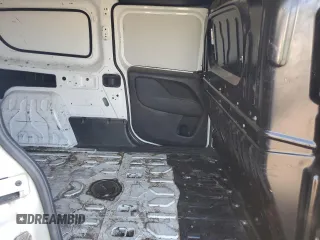 2017 Ram ProMaster City Cargo Tradesman with VIN ZFBERFAB8H6E48337, listed as a Copart auction lot 74839074 with 123,702 mi miles and Clean Title. Bid and sale history available at DreamBid. Image 10.