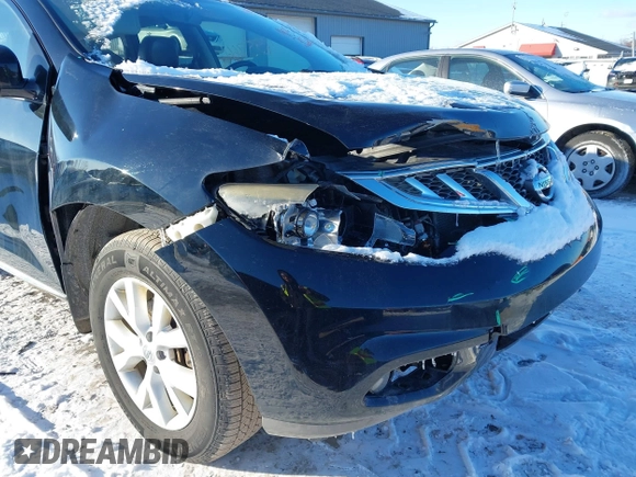 2012 Nissan Murano SV with VIN JN8AZ1MW4CW211674, listed as a IAAI auction lot 41353661 with 169,560 mi miles and . Bid and sale history available at carsss.com. Image 6.