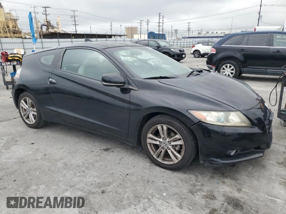 2011 Honda CR-Z EX with VIN JHMZF1D67BS010668, listed as a Copart auction lot 51180545 with 73,962 mi miles and Salvage Title. Bid and sale history available at carsss.com. Image 4.