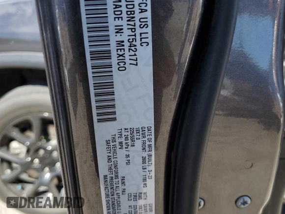 2023 Jeep Compass Altitude z VIN 3C4NJDBN7PT542177, wystawiony jako Copart lot #63284445 z przebiegiem 32 285 mil mil oraz Szkoda całkowita • Salvage title. Historia ofert i sprzedaży dostępna na DreamBid. Obrazek 13.