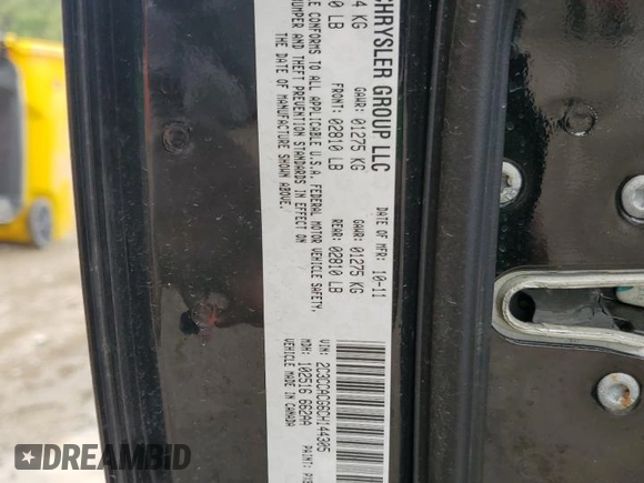 2012 Chrysler 300 Limited z VIN 2C3CCACG6CH144305, wystawiony jako Copart lot #51346195 z przebiegiem 133 872 mil mil oraz Szkoda całkowita • Salvage title. Historia ofert i sprzedaży dostępna na DreamBid. Obrazek 13.