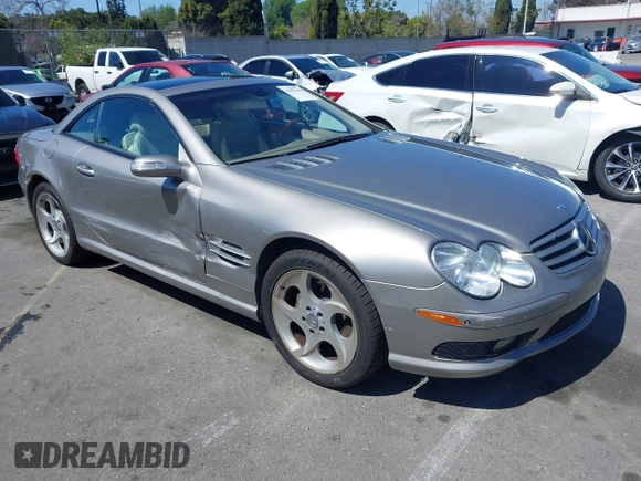 2004 Mercedes-Benz SL 500 with VIN WDBSK75F64F072167, listed as a IAAI auction lot 41862494 with 68,025 mi miles and . Bid and sale history available at DreamBid. Image 1.