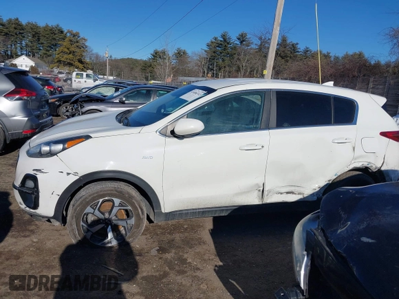 2020 Kia Sportage LX with VIN KNDPMCAC1L7830298, listed as a IAAI auction lot 41406343 with 89,076 mi miles. Bid and sale history available at carsss.com. Image 14.