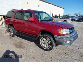 2001 Toyota 4Runner SR5 z VIN JT3GN86R410214208, wystawiony jako IAAI lot #41746052 z przebiegiem 480 755 mil mil oraz . Historia ofert i sprzedaży dostępna na DreamBid. Obrazek 1.