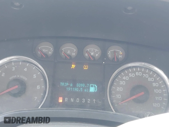 2010 Ford F-150 XL with VIN 1FTFX1CV8AKE71483, listed as a IAAI auction lot 42555430 with 191,190 mi miles and . Bid and sale history available at DreamBid. Image 7.