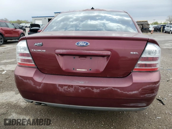 2008 Ford Taurus SEL with VIN 1FAHP24W28G167574, listed as a Copart auction lot 51049575 with 220,008 mi miles and Salvage Title. Bid and sale history available at carsss.com. Image 6.