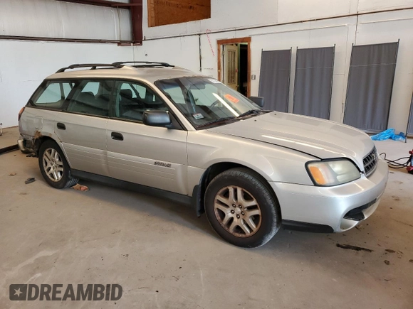 2004 Subaru Legacy Outback with VIN 4S3BH675347630419, listed as a Copart auction lot 62130825 with 335,932 mi miles and Clean title. Bid and sale history available at DreamBid. Image 4.