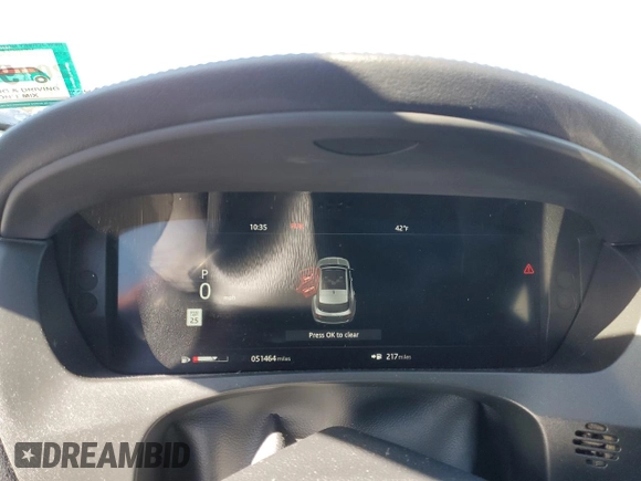2019 Jaguar F-Pace 25t Prestige with VIN SADCK2FX5KA351866, listed as a Copart auction lot 50012205 with 51,464 mi miles and Salvage Title. Bid and sale history available at DreamBid. Image 9.