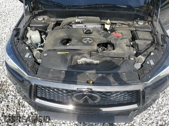 2020 Infiniti QX50 Luxe with VIN 3PCAJ5M17LF115024, listed as a Copart auction lot 54704385 with 68,853 mi miles and Salvage title. Bid and sale history available at DreamBid. Image 12.