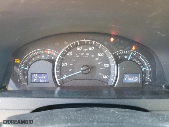 2013 Toyota Camry L with VIN 4T4BF1FK2DR331278, listed as a Copart auction lot 51780755 with 276,879 mi miles and Salvage Title. Bid and sale history available at carsss.com. Image 9.