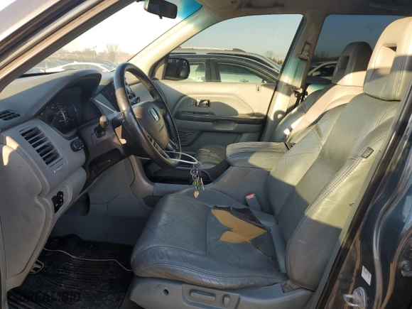 2003 Honda Pilot EX with VIN 2HKYF185X3H541247, listed as a Copart auction lot 46975335 with 186,195 mi miles and Salvage Title. Bid and sale history available at carsss.com. Image 7.