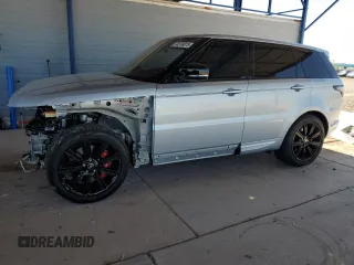 2021 Land Rover Range Rover Sport HST with VIN SALWS2RU1MA783957, listed as a Copart auction lot 54576875 with 25,145 mi miles and Salvage title. Bid and sale history available at DreamBid. Image 1.