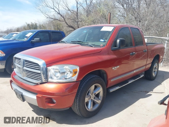 2008 Dodge 1500 SLT with VIN 1D7HA18278S565363, listed as a IAAI auction lot 41783487 with 122,992 mi miles and . Bid and sale history available at DreamBid. Image 2.