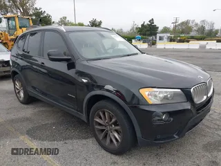 2013 BMW X3 xDrive28i with VIN 5UXWX9C59D0A21969, listed as a IAAI auction lot 42058317 with 118,302 mi miles. Bid and sale history available at carsss.com. Image 1.