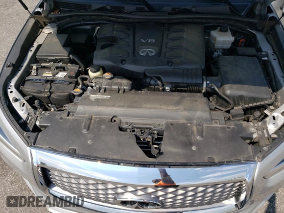 2020 Infiniti QX80 LUXE with VIN JN8AZ2NE7L9255159, listed as a Copart auction lot 61895724 with 113,974 mi miles and Salvage Title. Bid and sale history available at carsss.com. Image 13.