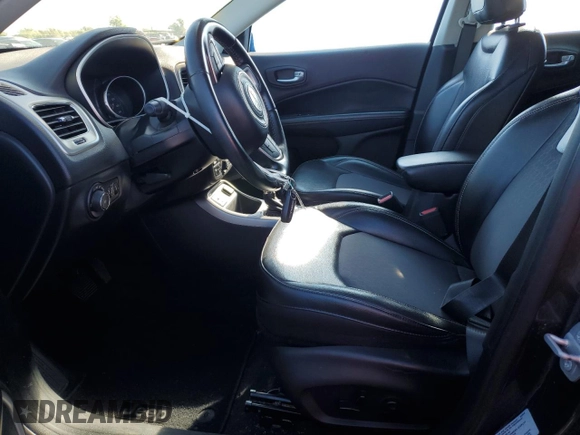 2017 Jeep Compass Latitude with VIN 3C4NJCBB6HT669441, listed as a Copart auction lot 49225475 with 61,568 mi miles and Salvage title. Bid and sale history available at DreamBid. Image 7.