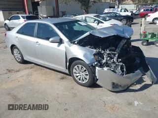 2012 Toyota Camry L with VIN 4T4BF1FK8CR195740, listed as a IAAI auction lot 41830776 with 133,539 mi miles. Bid and sale history available at carsss.com. Image 1.
