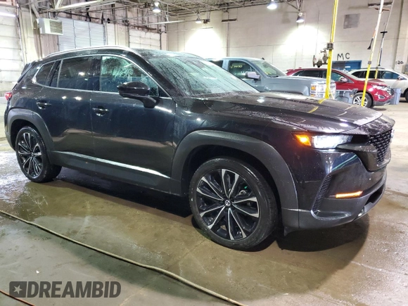 2024 Mazda CX-50 S Premium Plus with VIN 7MMVABEM6RN191708, listed as a Copart auction lot 49175655 with 46,560 mi miles and Salvage Title. Bid and sale history available at DreamBid. Image 4.