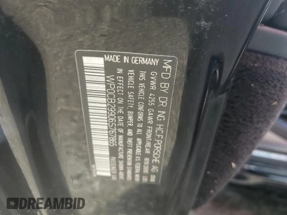 2006 Porsche 911 Carrera S with VIN WP0CB29906S767865, listed as a Copart auction lot 78164514 with Not Provided miles and Salvage Title. Bid and sale history available at carsss.com. Image 13.