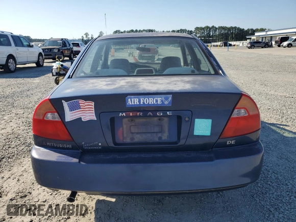 1999 Mitsubishi Mirage DE with VIN JA3AY26AXXU050527, listed as a Copart auction lot 74435914 with 101,224 mi miles and Salvage title. Bid and sale history available at DreamBid. Image 6.