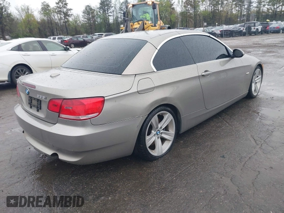 2008 BMW 3 Series 335i with VIN WBAWL73538PX57850, listed as a IAAI auction lot 41988596 with 134,390 mi miles and . Bid and sale history available at carsss.com. Image 4.