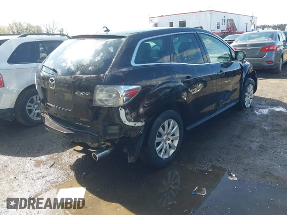 2011 Mazda CX-7 i Sport with VIN JM3ER2BM7B0371304, listed as a IAAI auction lot 41971176 with 167,837 mi miles. Bid and sale history available at carsss.com. Image 4.