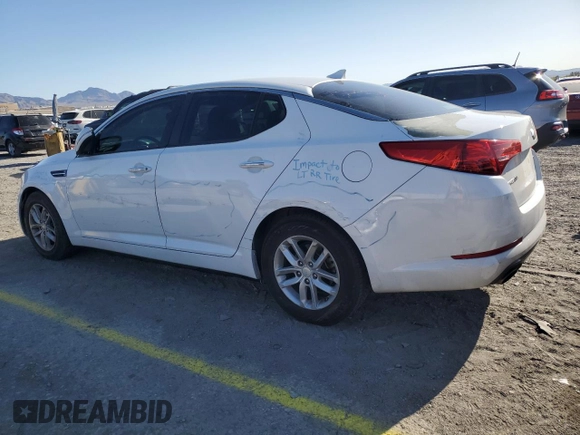 2013 Kia Optima LX with VIN 5XXGM4A77DG233075, listed as a Copart auction lot 51479855 with 131,332 mi miles and Salvage Title. Bid and sale history available at carsss.com. Image 2.