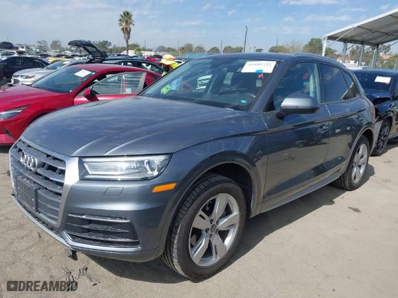 2018 Audi Q5 Premium with VIN WA1ANAFY1J2184826, listed as a IAAI auction lot 41681537 with 106,826 mi miles. Bid and sale history available at carsss.com. Image 2.