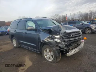 2010 Toyota Sequoia SR5 with VIN 5TDBY5G11AS029518, listed as a Copart auction lot 83238214 with 0 mi miles and Salvage Title. Bid and sale history available at carsss.com. Image 4.
